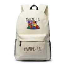 Among Us Žaidimo Prekės Kuprinė Bag Among Us Kosminis Vilkolakis Žvaigždėtas Dangus Vidurinės Mokyklos Mokinio Kuprinė one size fits all smėlis
