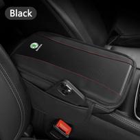 1Pcs Car Center Console Armrest Pillow Arm Rest Cover Leather Accessories For Skoda Octavia A5 A7 A2 Rapid Fabia Superb Kodiaq mkdr59 black