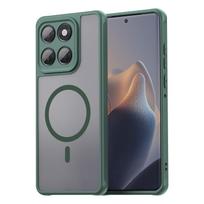 Case for Motorola Moto Edge 60 Fusion Edge 60 Pro For Magsafe Cover Matte Clear Magnetic Wireless Charge Shockproof Funda Motorola Edge 60 Fusion žalia