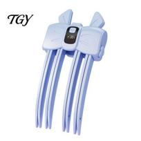 Instant Hair Root Lift Clip Heated Clip, LCD Display Wireless Volumizing Rechargeable Styling 2 Temperature Adjustable Electric Tool for Bangs, mėlyna