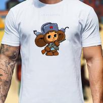 Vintažiniai Unisex Krokodilo Cheburashka Beždžionės Grafiniai Marškinėliai Unisex Animacinių Gyvūnų Spaudiniai Medvilniniai Retro Animacijos Mėgėjams T-shirt 3XL black