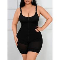 Body Shaper Bodysuit With Zipper Crotch Waist Trainer Butt Lifter S juoda