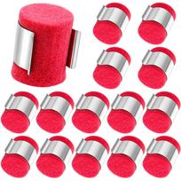 15 Pcs Mig Welding Wire Cleaner Pad Red Felt Lubricator Pads Professional Lube Pad Felt Wire Cleaner Accessories For Clean, Lubr smėlis