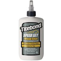 Greitai tvirtėjantys fluorescenciniai klijai medienai TITEBOND SPEED SET, 237 ml