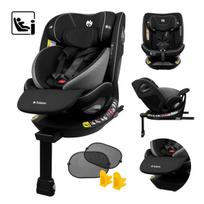 Automobilinė kėdutė Tulano Loom 45 Black i-Size – 360° pasukama kėdutė 40-150 cm su Isofix