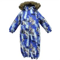 Huppa Vaikų žieminis kombinezonas KEIRA, blue pattern, 68