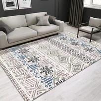 40x60cm Kristalinio pluošto kilimas Etninio stiliaus Svetainės Miegamojo Bohemijos Nordic Vintage Miegamojo Dekoratyvinis kilimas 40x60cm gray