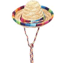 Children Adult Colorful Mexicans Cosplay Shawl and Sombrero Combo with Fun Party Props Sunglasses and Maracas Included gray