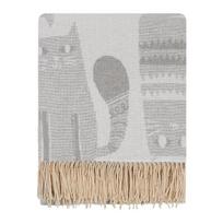Medvilninis pledas Cozy Blankets, 100 % medvilnė, su dekoratyviniais kutais – minkštas pledas namams ir poilsiui 140×200 cm, 140x200