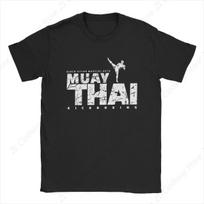Funny Muay Thai Brazilian Jiu-jitsu T-Shirts Men O Neck Cotton T Shirts Boxing Wrestling Short Sleeve Tee Printed merchandise S juoda