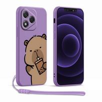 Cartoon Cute Capybara Phone Case for Honor X8a X7b X9a X9C X7d X9D X7a X8b X9b X5c Soft Cover Honor X9b pink