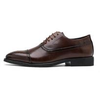 Derby shoe expert brings goods, red-soled leather shoes, youth leisure low-top sailboat Brock leather shoe size 48 juoda