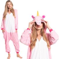 Women's pajamas jumpsuit kigurumi onesie costume Pegasus pink 165-175 cm l brown