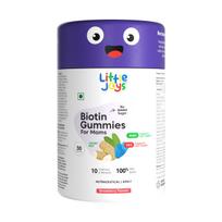 Little Joys Biotin Hair Gummies for Mothers | 30 Days Pack | Reduces Hairfall & Strengthens Hair | Biotin, Zinc, Folic Acid, Fibre & Multivitami