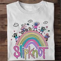 Retro Funny Slip holiday T-Shirt Funny Slipknot Shirt White FA1437 XL gray