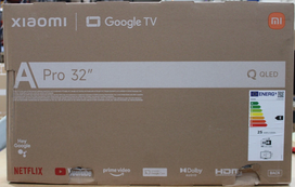 SALE OUT. Xiaomi QLED TV A Pro 2026 | 32" | Smart TV | Google TV | HD | Dark Gray | DAMAGED PACKAGING