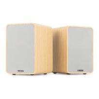 „Audizio KS10“ aktyvios lentyninės kolonėlės, 120 W BT, šviesaus medžio