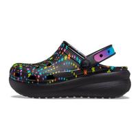 Crocs Classic Disco Beach Clogs Kids Footwear Black Multicolor 208086-0C4 28-29 black