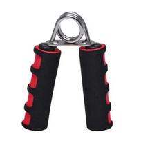 Hand Grip Strength Trainer Foam Wrist Grippers for Muscle Recovery Finger Pow Rehabilitation Heavy Gym Fitness Tool raudona