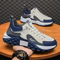 Men's Ins Trend Thick Sole Fashion Sports Casual Shoes - 2025 Autumn/Winter Collection 45 white