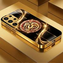 Light Line Dragon Totem phone case s26 ultra case s25 ultra case glass for Samsung Galaxy S26 S25 S24 S23 S22 FE Ultra Plus GalaxyS25