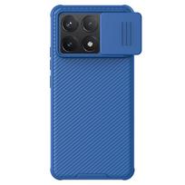 for Xiaomi Poco F6 Pro 5G Case Nillkin CamShield Slide Camera Cases Ultra-Thin Privacy Lens Protection 360 Cover for Poco F6 Pro blue