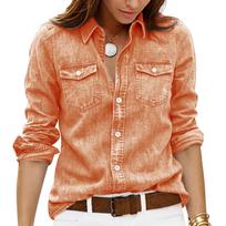 Women's Color Long Sleeve Cardigan with Pockets for Casual Everyday Wear S gray