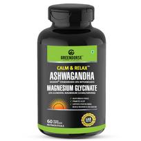 GREENDORSE Premium Shoden Ashwagandha 35% Withanolides with High grade Magnesium Glycinate & Probiotics- Calm & Relax™| For Stress Support, Calm