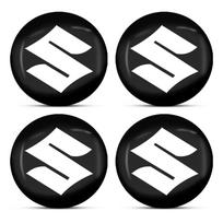 4 vnt. automobilio ratlankio centrinis dangtelis Automobilio stebulės dangteliai Priedai Suzuki Samurai Ltz 400 Vitara Gsr 600 Jimny Escudo Swift V Strom 650 black