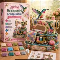 3D Beaded 3D Diamond Art Kit Collector Edition Keepsake  for Sewing Room Decor