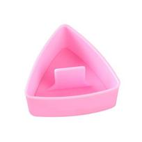 Didelė trikampė suši forma DIY Onigiri ryžių kamuoliukų presas Lengvai išimamas Maisto presas Virtuvės Bento aksesuarai A pink