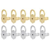 Sturdy Earring Backs Metal Lifters Pigs Nose/Flower Shaped Ear Lifters Earring Back Set for Secure Stud Fastening beige