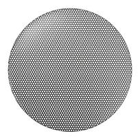 ACROPIX Universal 4.5  Speaker Grille Mesh for Audio Subwoofer 120x6.5mm Frameless Black - 1 Pack gray