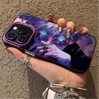 Anime Jujutsu Kaisen dėklas Xiaomi POCO X7 X6 X5 X3 NFC F7 Ultra F6 F5 Pro F4 F3 GT M5S C65 C75 M3 M4 M5S M6 Pro 4G 5G dangtelis Poco F4 GT pink