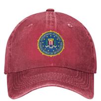 SWAT FBI Washed Baseball Cap American Casual Trucker Hat Summer Men Women Outdoor Sports Sunscreen Baseball Caps One Size pink