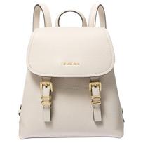 Michael Kors Quinn Metalinės detalės Odinė rankinė-kuprinė Mini Moteriškos rankinės Kreminė 30T5GQNB0L-289 Milk White