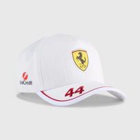 Aukščiausios klasės madinga vyriška ir moteriška kepurė su spauda ir siuvinėjimu, laisvalaikio sportinė kepurė, populiariausia beisbolo kepurė Ferrari žirgo F1 komandai white