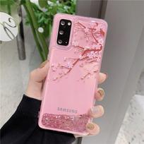 Dinamikinis skystas blizgučių smėlio laikrodžio dėklas, skirtas Samsung Galaxy S23 S22 S21 S20 S10 Ultra Plus Note 20 A32, minkštas silikoninis dangtelis For S23 Plus