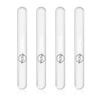 4PCS Transparent Car Door Anti-collision Protector Bumper Strip Sticker For Opel Astra H G J Insignia Mokka Zafira Corsa Vectra B C D white