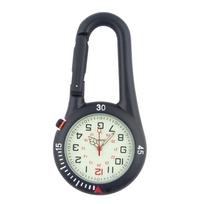 Glow in The Dark Unisex Pocket Watch Clip on Multi-Function Digital Carabiner Watch Carabiner Watches For Hiking Mountaineering juoda