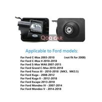 For Ford Focus MK3 Kuga S/C Max Escape Mondeo V LED Light Rearview Mirror Welcome Shadow Lamp Laser Projector Ghost Modification Kuga 2012-2018 gray