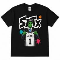Vintage Basketball Fan Gift Trendy Spurs Alien Graphic Cotton Unisex Tee L