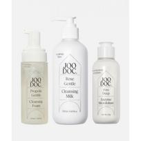 Joodoc [daily Cleansing Routine Set] Propolis Gentle Cleansing Foam 160ml + Rose Gentle Cleansing Milk 250ml +pore Deep Enzyme Micropolyant 60g NONE white