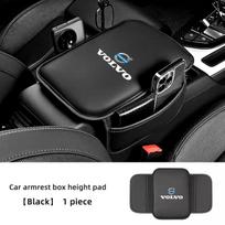 Automobilio porankio pagalvėlė Odinė porankio apsauginė pagalvėlė Volvo ES90 EC40 EX40 EM90 XC90 V90 V60 XC60 V40 S80 S60 S90 C40 XC40 V70 XC70 black