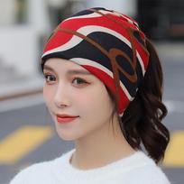 Moteriškos žieminės kepuraitės kepuraitės turbanas vamzdelis bandana galvos juosta lauke, veido šiltesnė apykaklė galvos apdangalas, skarelė A8 red