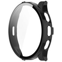 Pilnas apsauginis stiklinis dėklas Garmin Venu 3 Venu3S išmaniajam laikrodžiui, ekrano apsauginiai dėklai, dangtelis + grūdinto stiklo plėvelė 2 viename For Garmin Venu 3 juoda