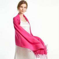 Žieminė skara moterims Ilgi šilti kašmyro šalikai Hidžabas Vienspalvė moteriška apvyniojama moteriška pashmina Bandana Skaros galvai Echarpe pink