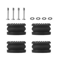 3D Printer Shock Absorption Silicone Feet Anti Vibration Pads Quiet Operation For High Precisions Printing black