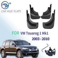 VW Touareg 1 Mk1 2003 - 2010 Purvasargiai Priekiniai Galiniai Purvo Atvartai Purvasaugiai Sparnas 2004 2005 2006 2007 2008 2003-2010 black