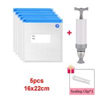 Reusable Vacuum Storage Bags 3D Printer Filament Electric Vacuum Pump Air Valve Pump Sealing Vegetables Food Storage Zipper Bag Quality white
